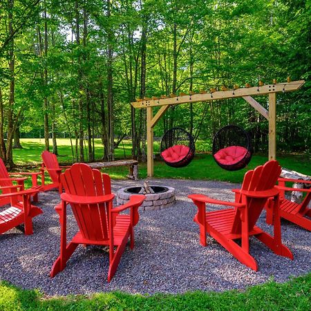 Mountain Blue Vista - Luxury Retreat Near Ski Resorts With Pond, Firepit And Hot Tub ويندهام المظهر الخارجي الصورة