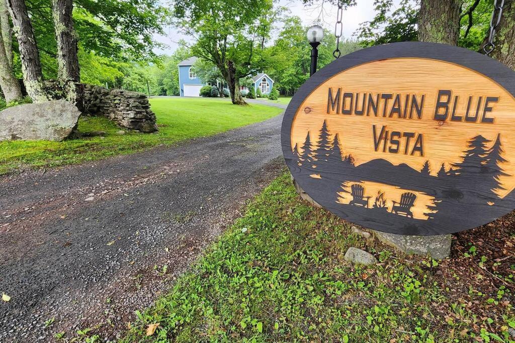 Mountain Blue Vista - Luxury Retreat Near Ski Resorts With Pond, Firepit And Hot Tub ويندهام المظهر الخارجي الصورة