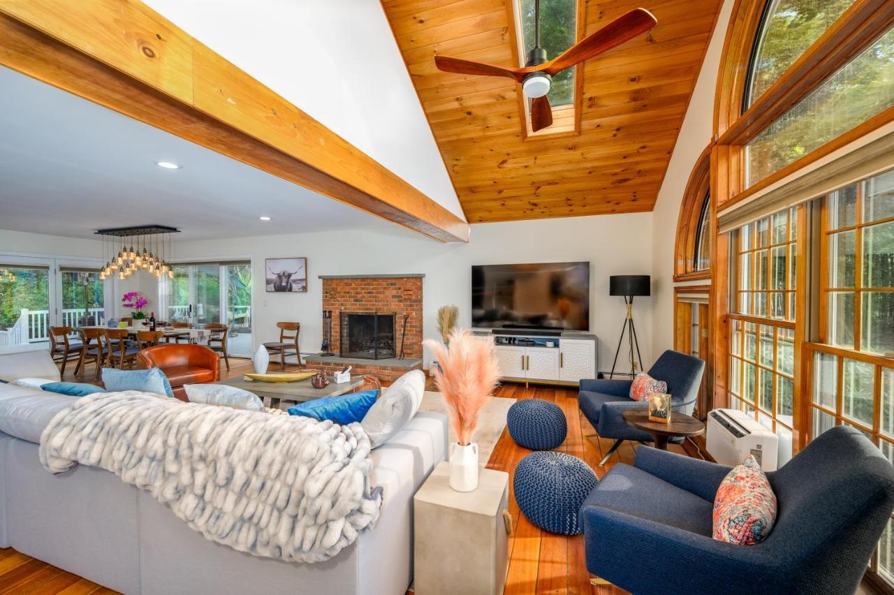 Mountain Blue Vista - Luxury Retreat Near Ski Resorts With Pond, Firepit And Hot Tub ويندهام المظهر الخارجي الصورة
