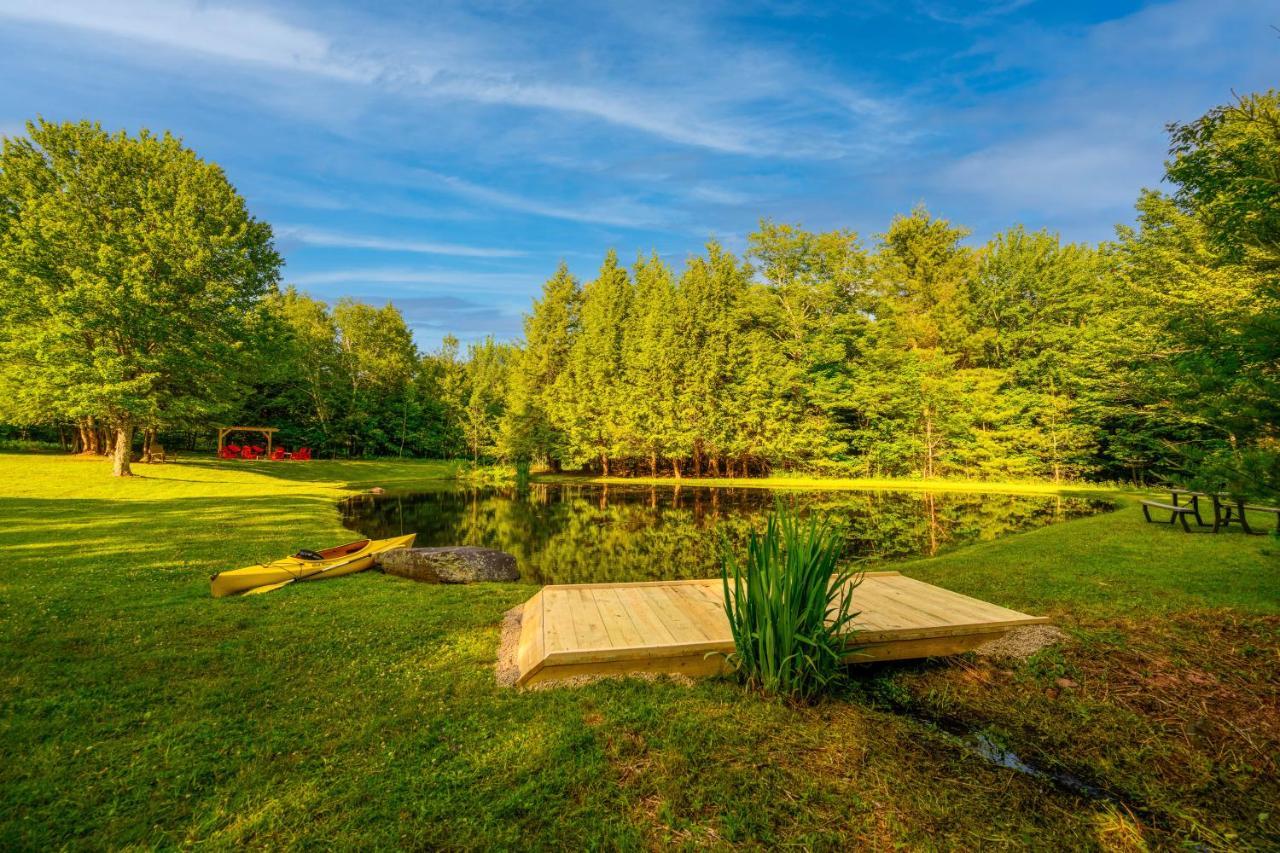 Mountain Blue Vista - Luxury Retreat Near Ski Resorts With Pond, Firepit And Hot Tub ويندهام المظهر الخارجي الصورة